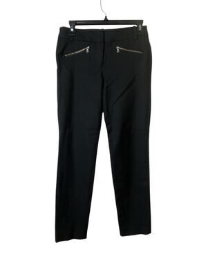 J. Crew Factory Women’s Black Wool Blend Front Zipper Pocket Dress Pants Size 0